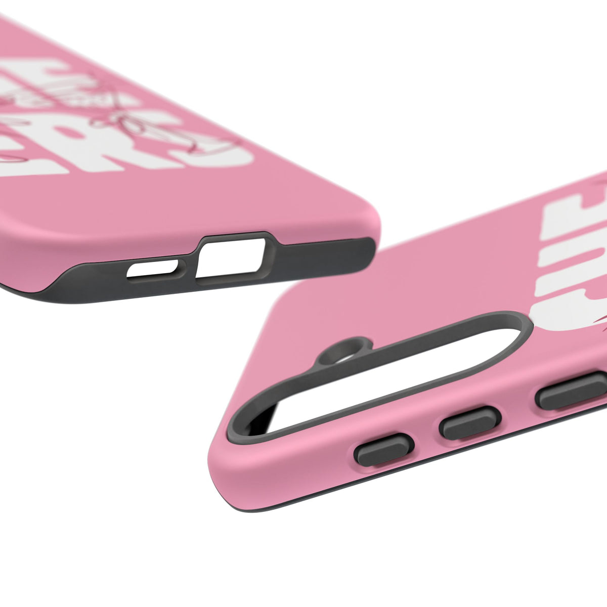Cheers Phone Case — Pink Martini Glasses Bold Bubblegum