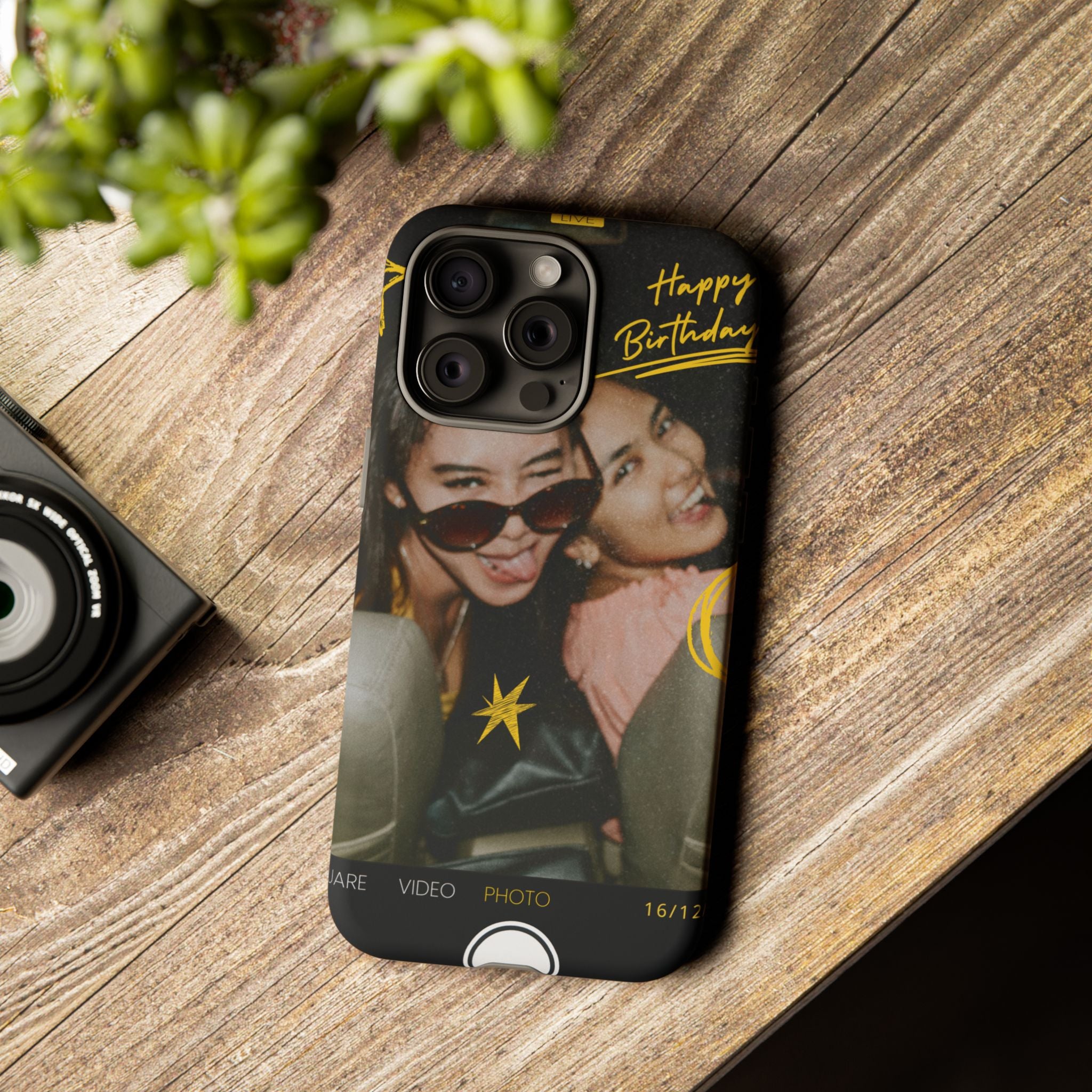 Happy Birthday Custom Photo Case