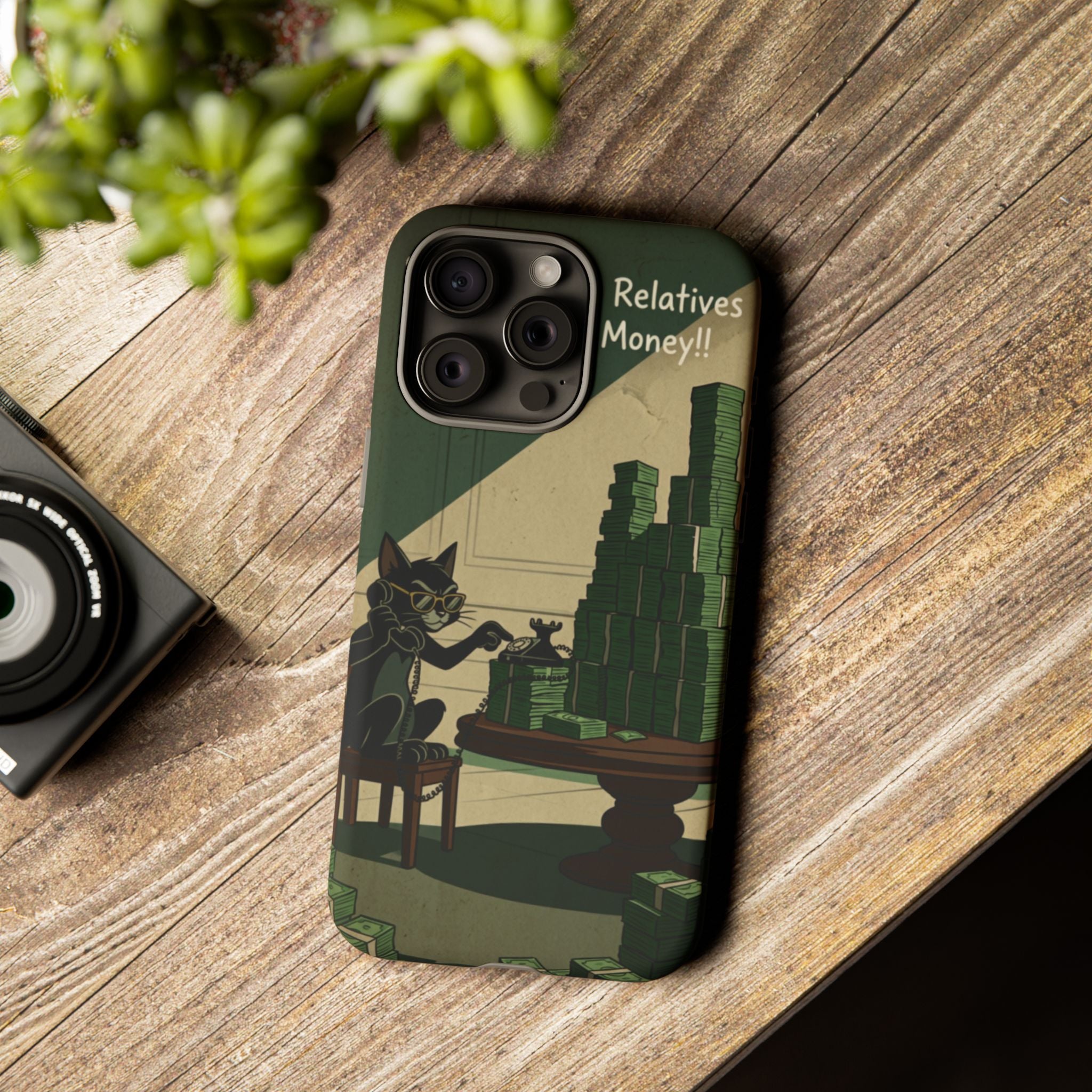 No Love No Relatives — Just Ego & Money Phone Case