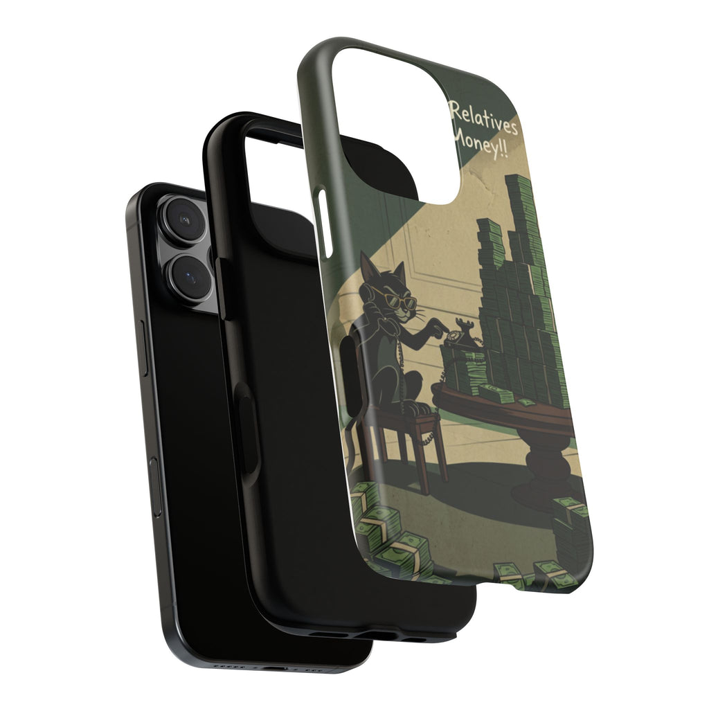 No Love No Relatives — Just Ego & Money Phone Case