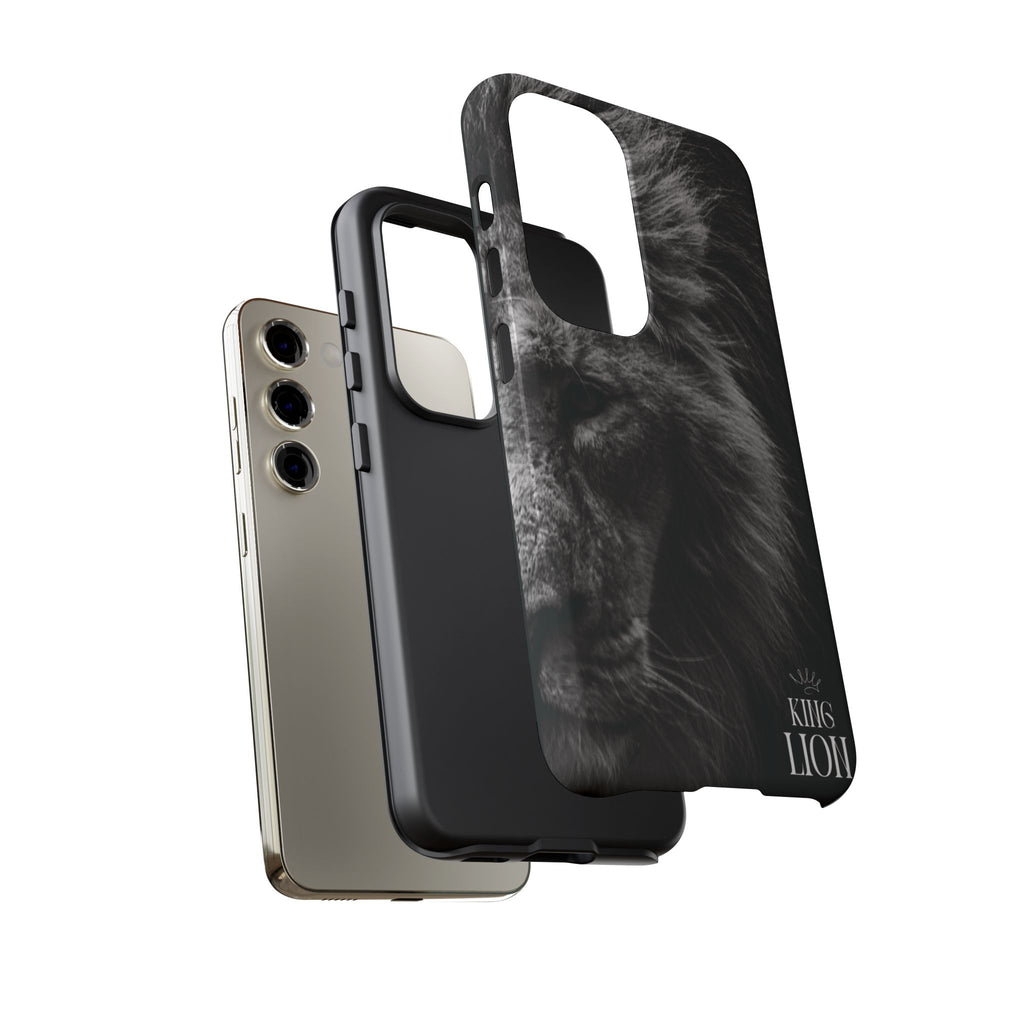 King Lion Phone Case — Majestic Wildlife Aesthetic Cover