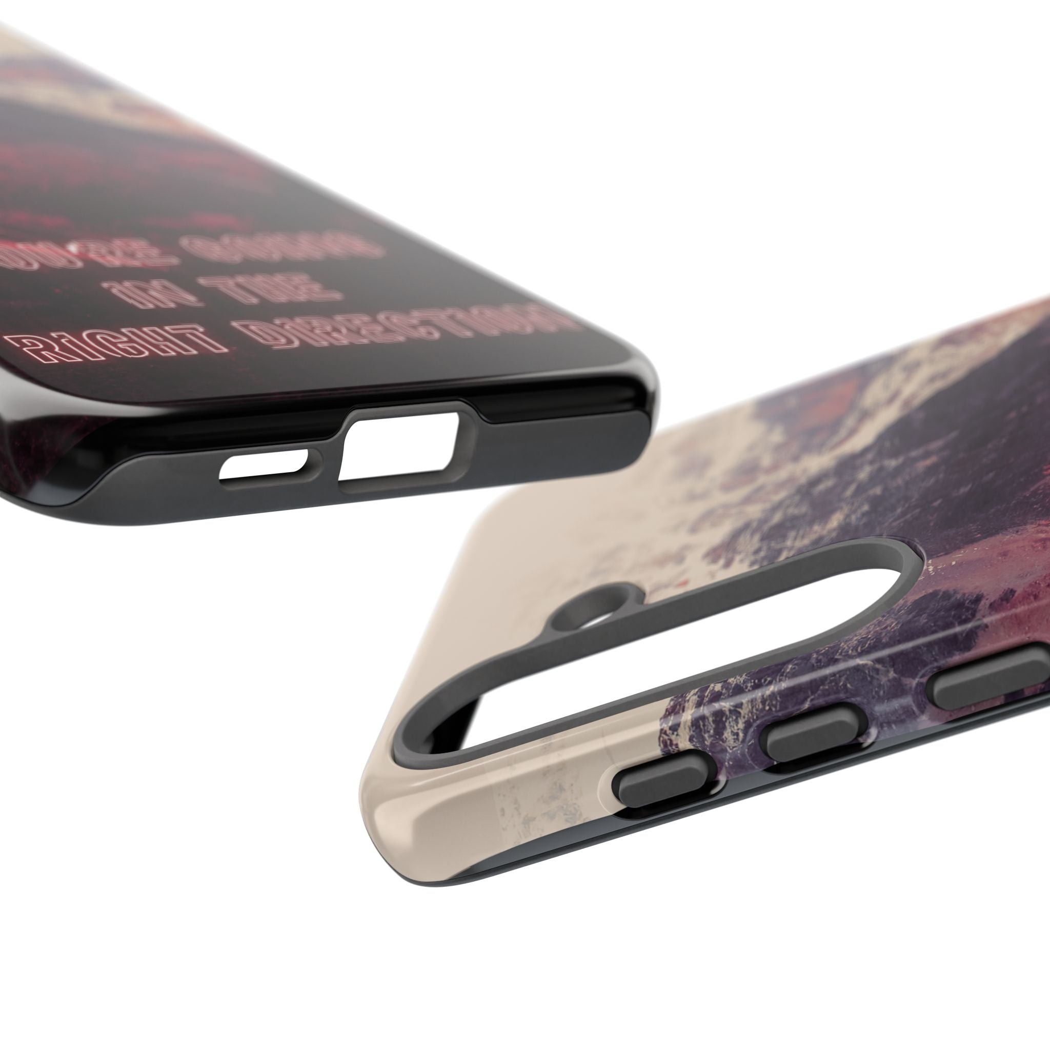 PEAK Motivational Phone Case — Word Art Minimal Design