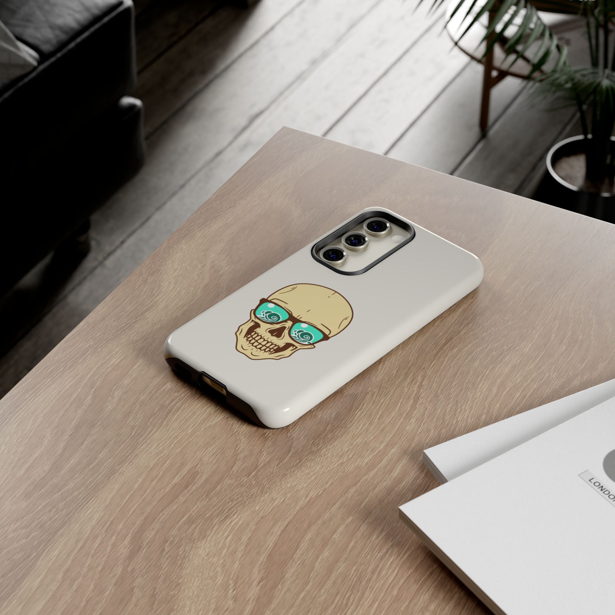 Skeleton Phone Case — Dark Aesthetic Gothic Design