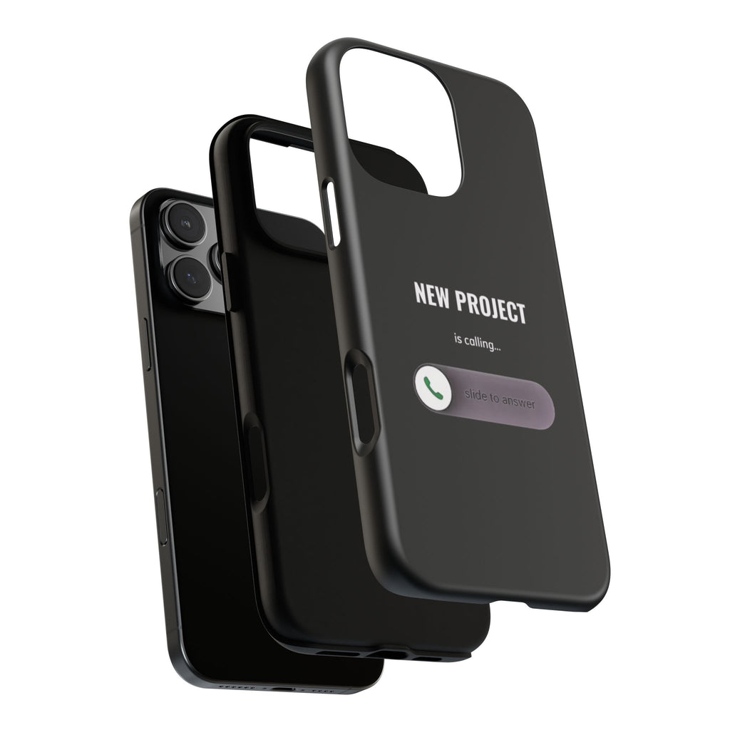 New Project Is Calling Phone Case — Entrepreneur Dark Bold