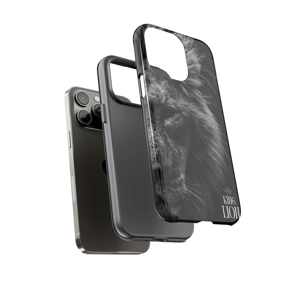King Lion Phone Case — Majestic Wildlife Aesthetic Cover