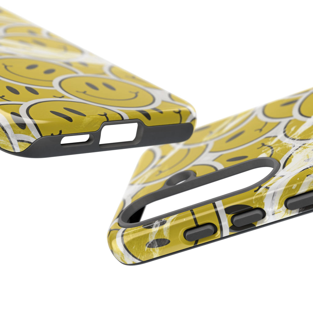 Smiley Face Phone Case — Happy Colorful Aesthetic Cover
