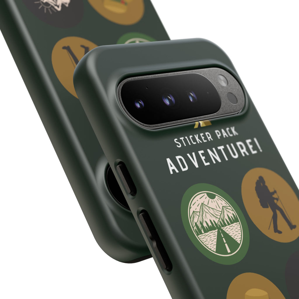 Adventure Hiking Phone Case — Outdoor Sticker Design