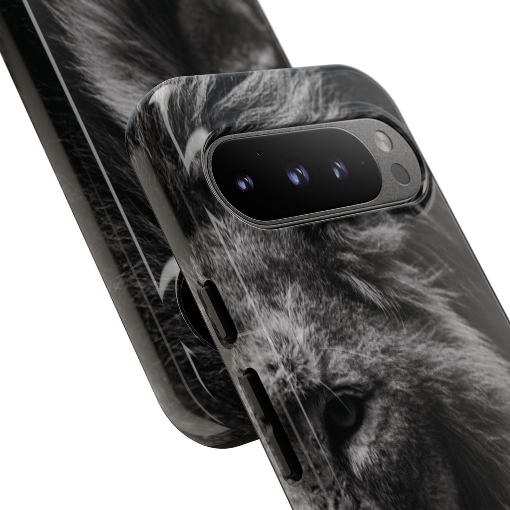 King Lion Phone Case — Majestic Wildlife Aesthetic Cover