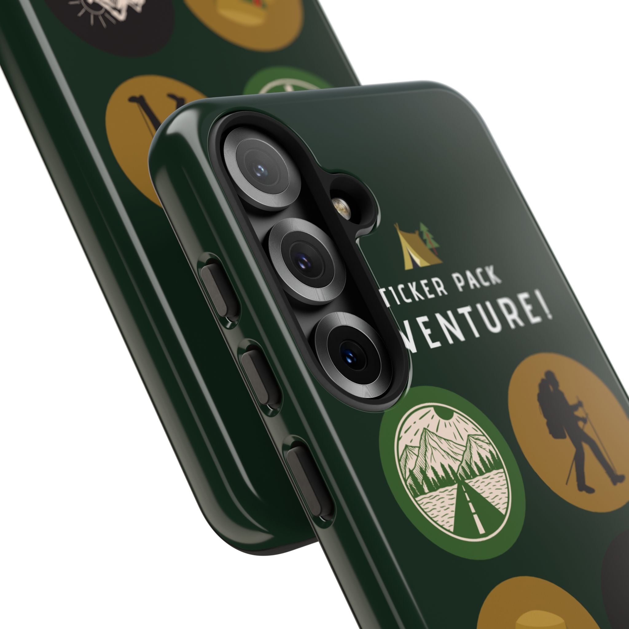 Adventure Hiking Phone Case — Outdoor Sticker Design