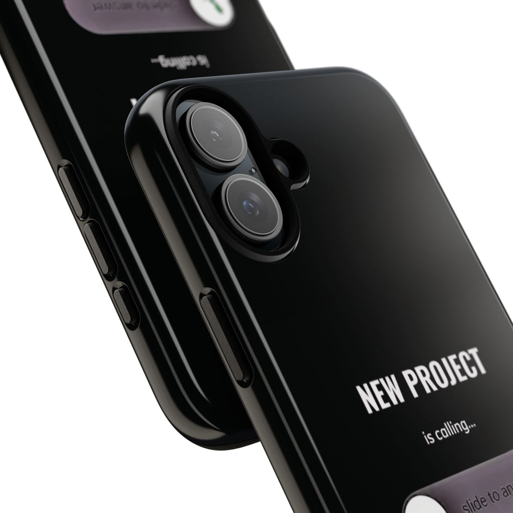 New Project Is Calling Phone Case — Entrepreneur Dark Bold