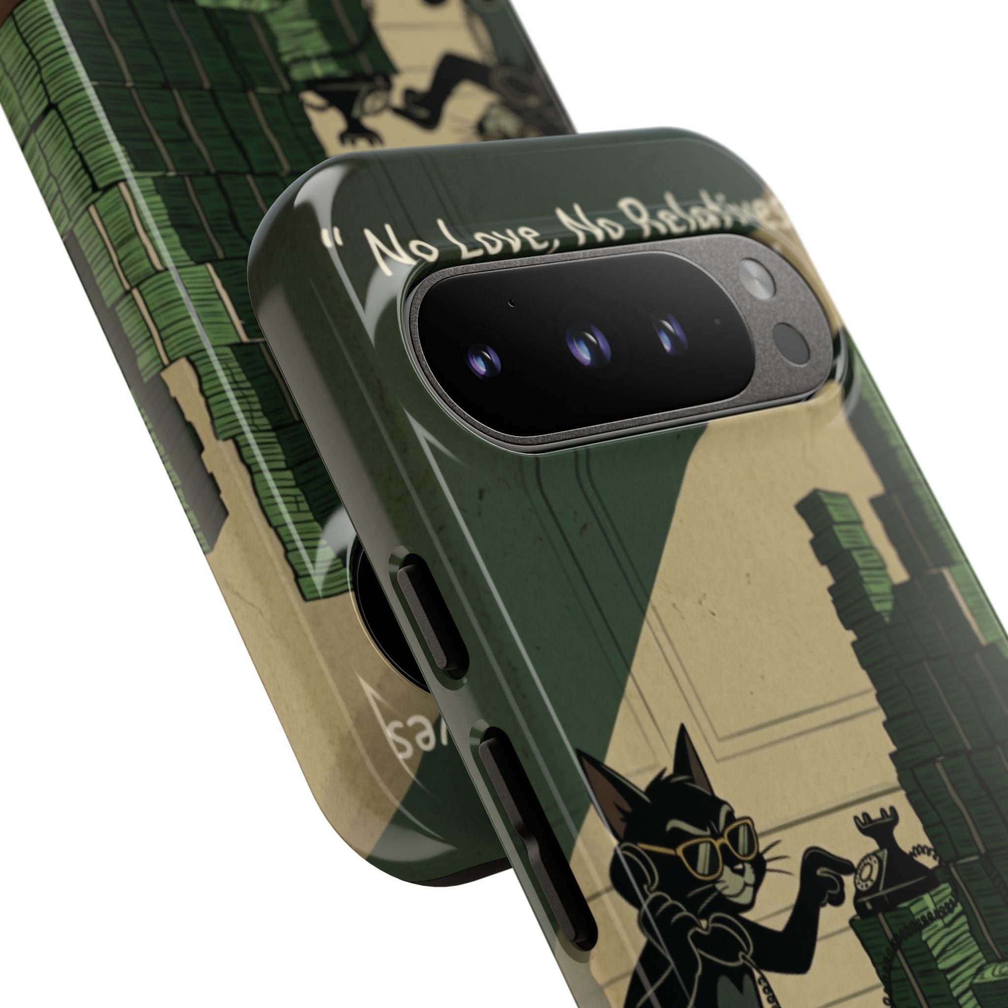 No Love No Relatives — Just Ego & Money Phone Case