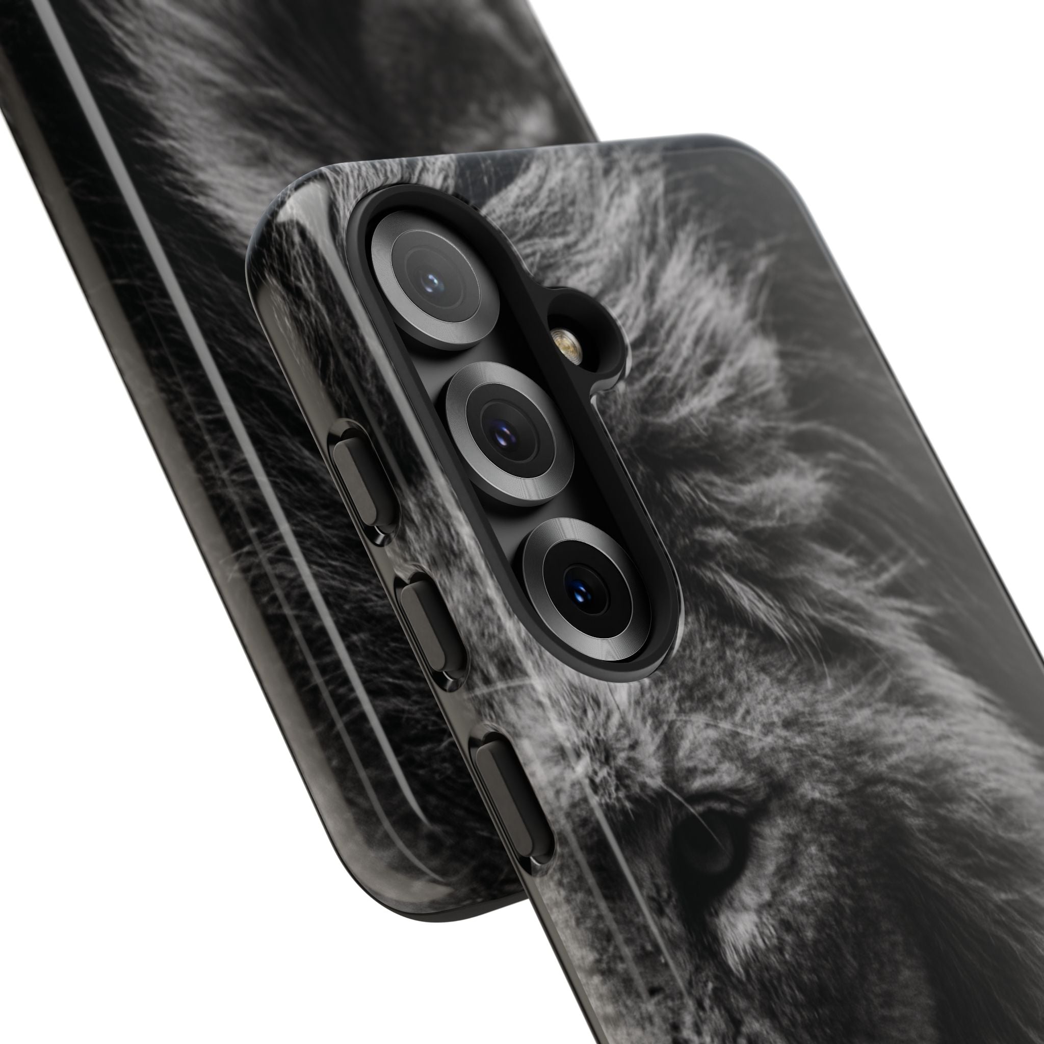 King Lion Phone Case — Majestic Wildlife Aesthetic Cover