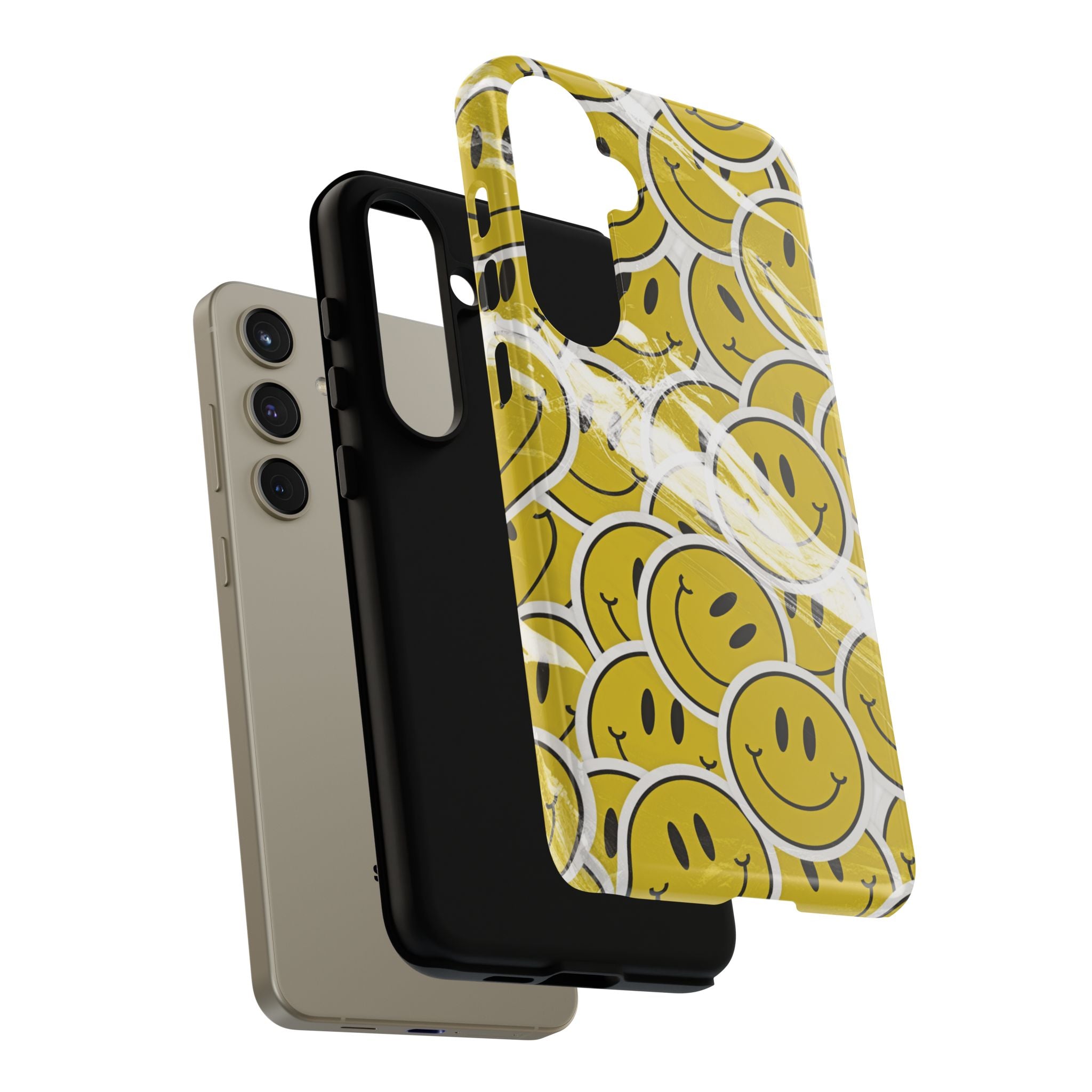 Smiley Face Phone Case — Happy Colorful Aesthetic Cover