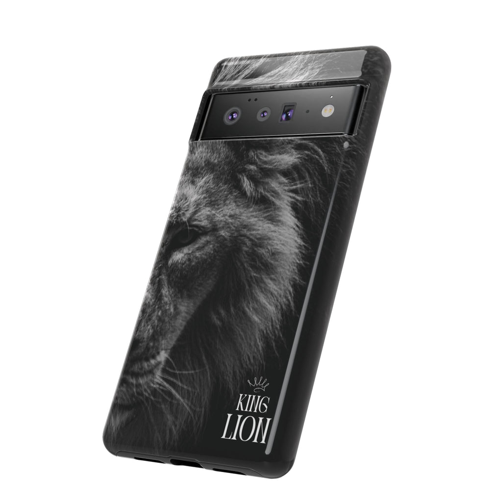 King Lion Phone Case — Majestic Wildlife Aesthetic Cover