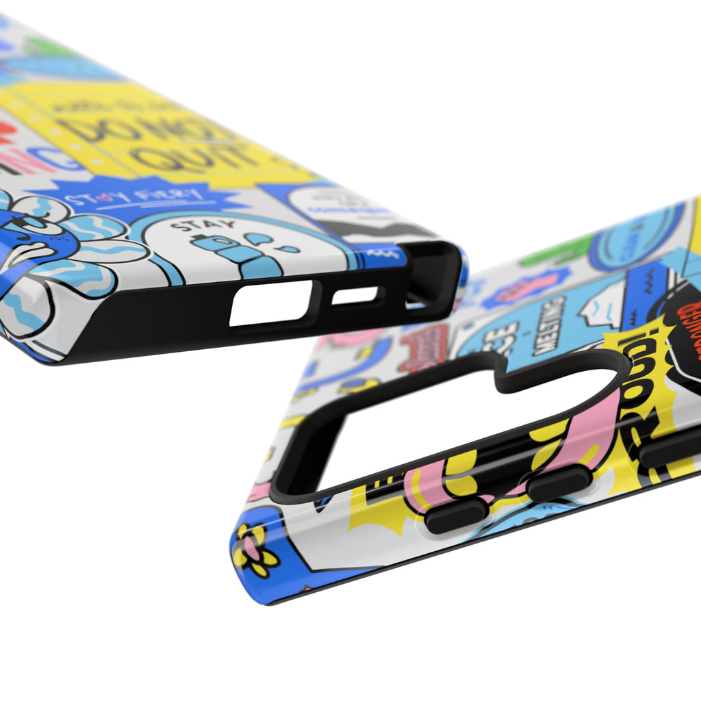 Optimist's Collage Phone Case — Colorful Positive Aesthetic