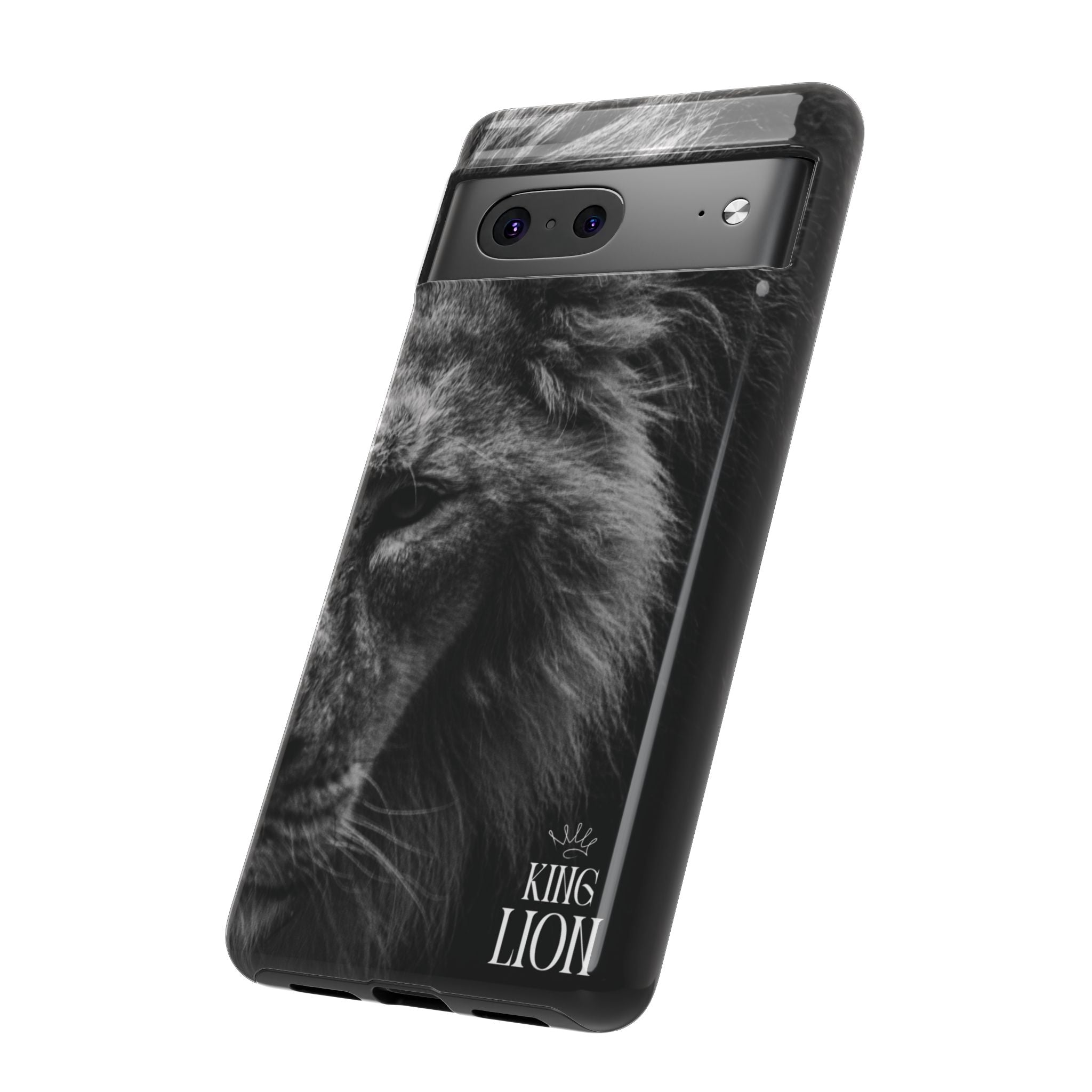King Lion Phone Case — Majestic Wildlife Aesthetic Cover