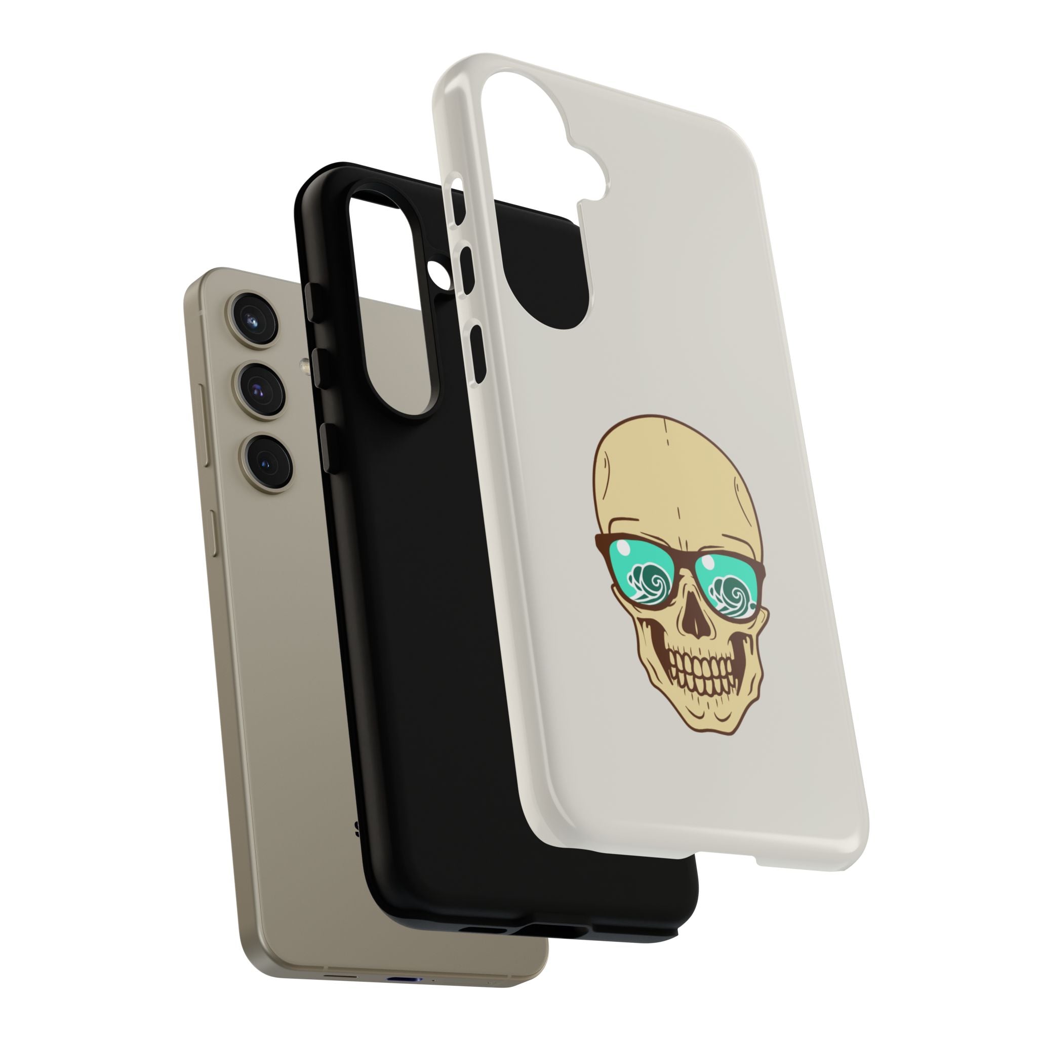 Skeleton Phone Case — Dark Aesthetic Gothic Design