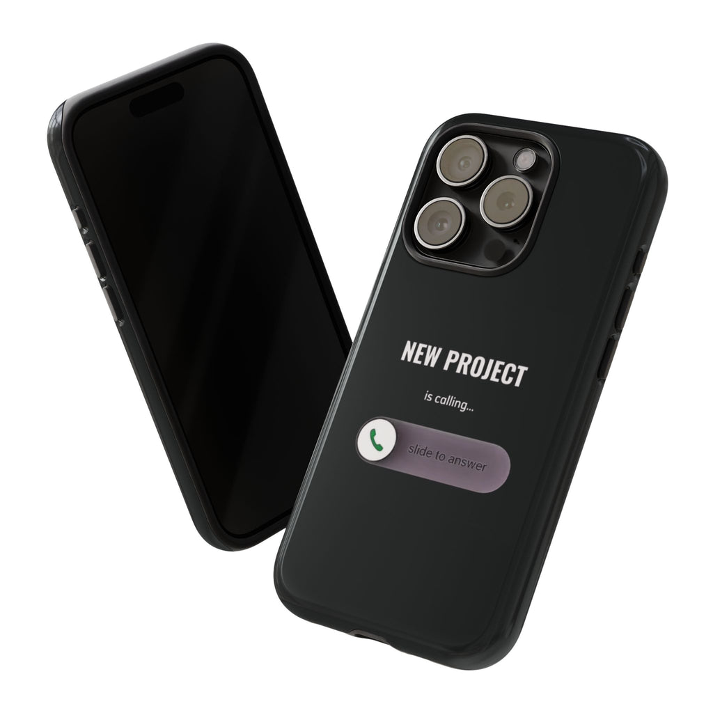 New Project Is Calling Phone Case — Entrepreneur Dark Bold
