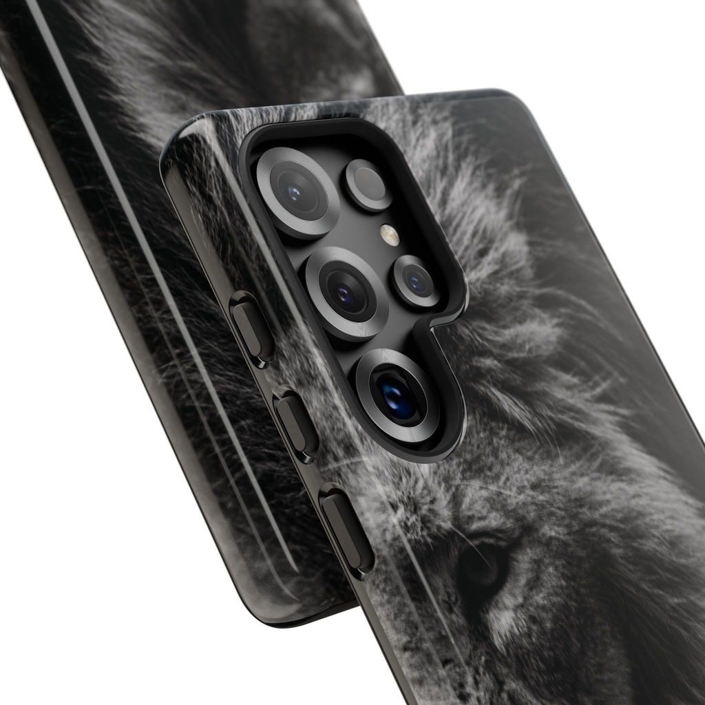 King Lion Phone Case — Majestic Wildlife Aesthetic Cover