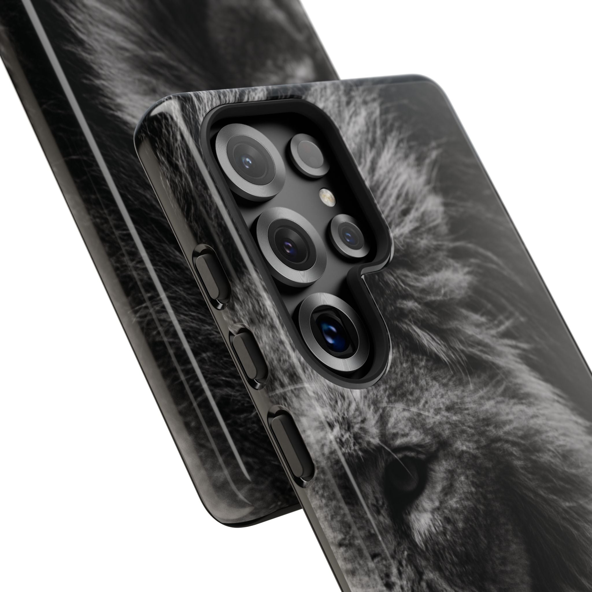 King Lion Phone Case — Majestic Wildlife Aesthetic Cover