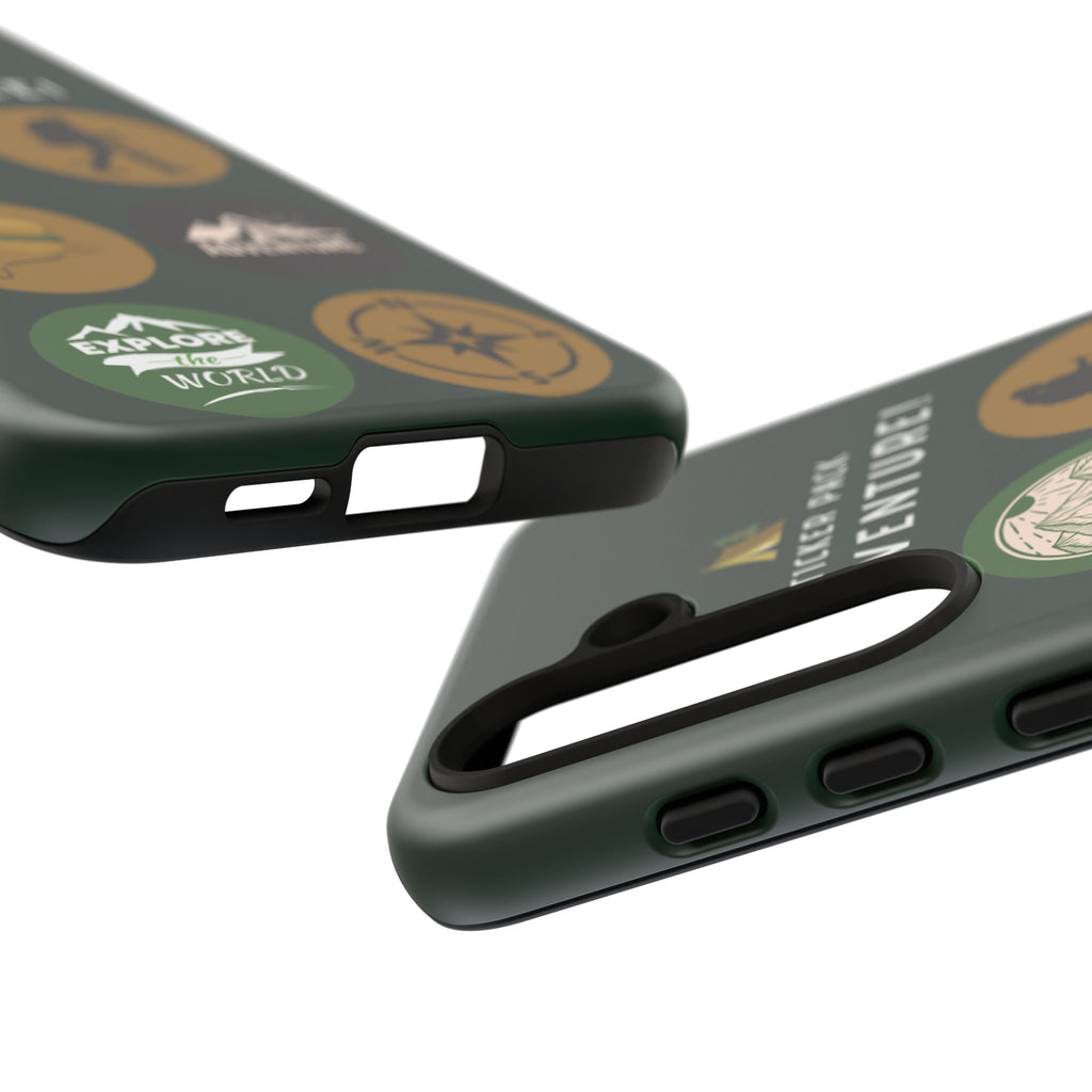 Adventure Hiking Phone Case — Outdoor Sticker Design