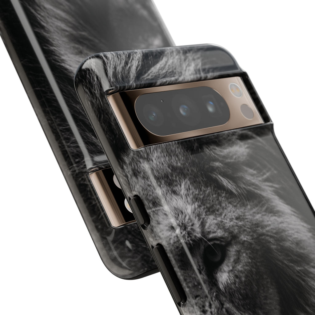 King Lion Phone Case — Majestic Wildlife Aesthetic Cover