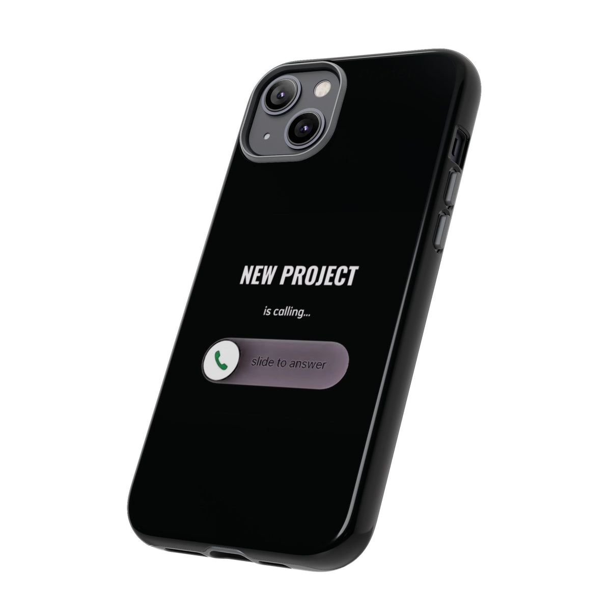 New Project Is Calling Phone Case — Entrepreneur Dark Bold