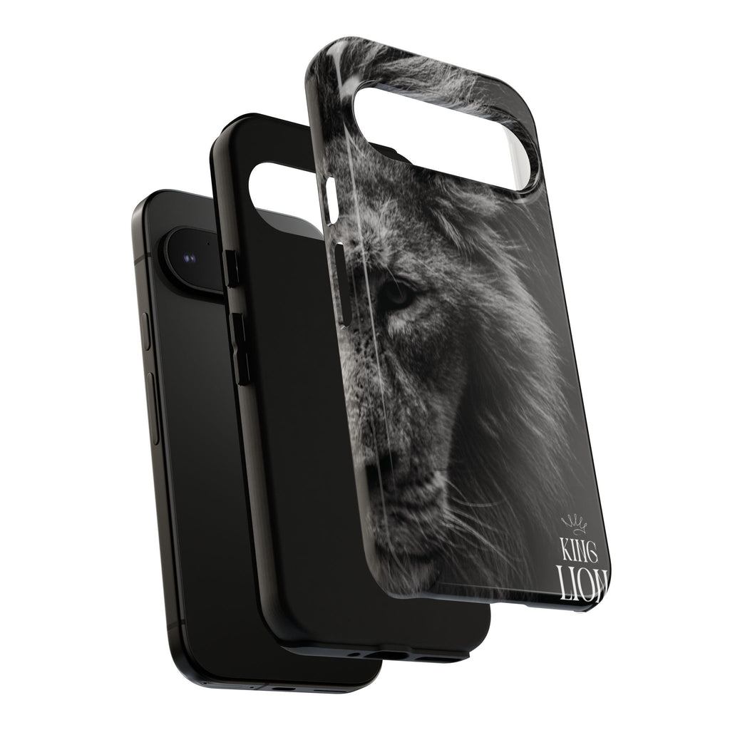 King Lion Phone Case — Majestic Wildlife Aesthetic Cover