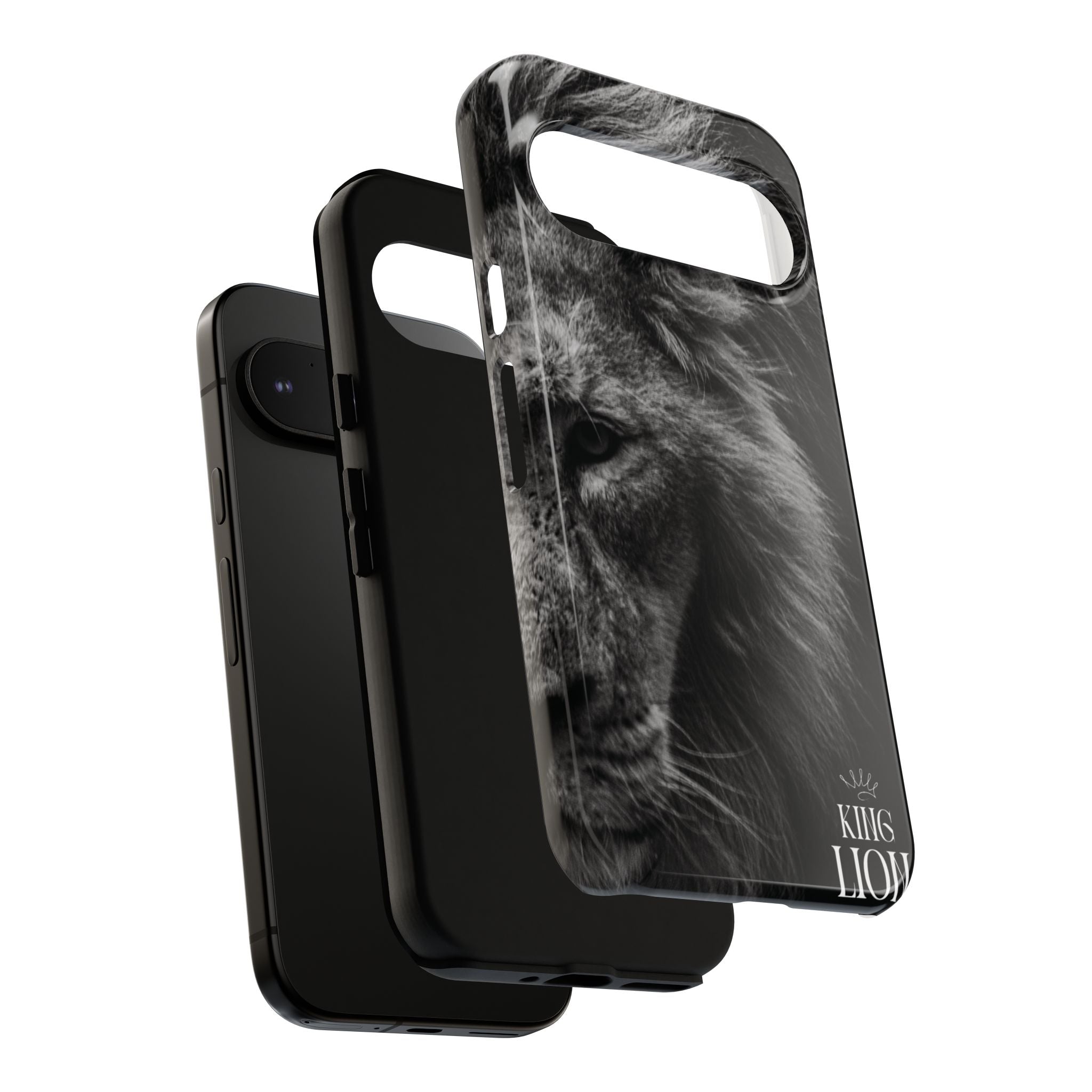 King Lion Phone Case — Majestic Wildlife Aesthetic Cover