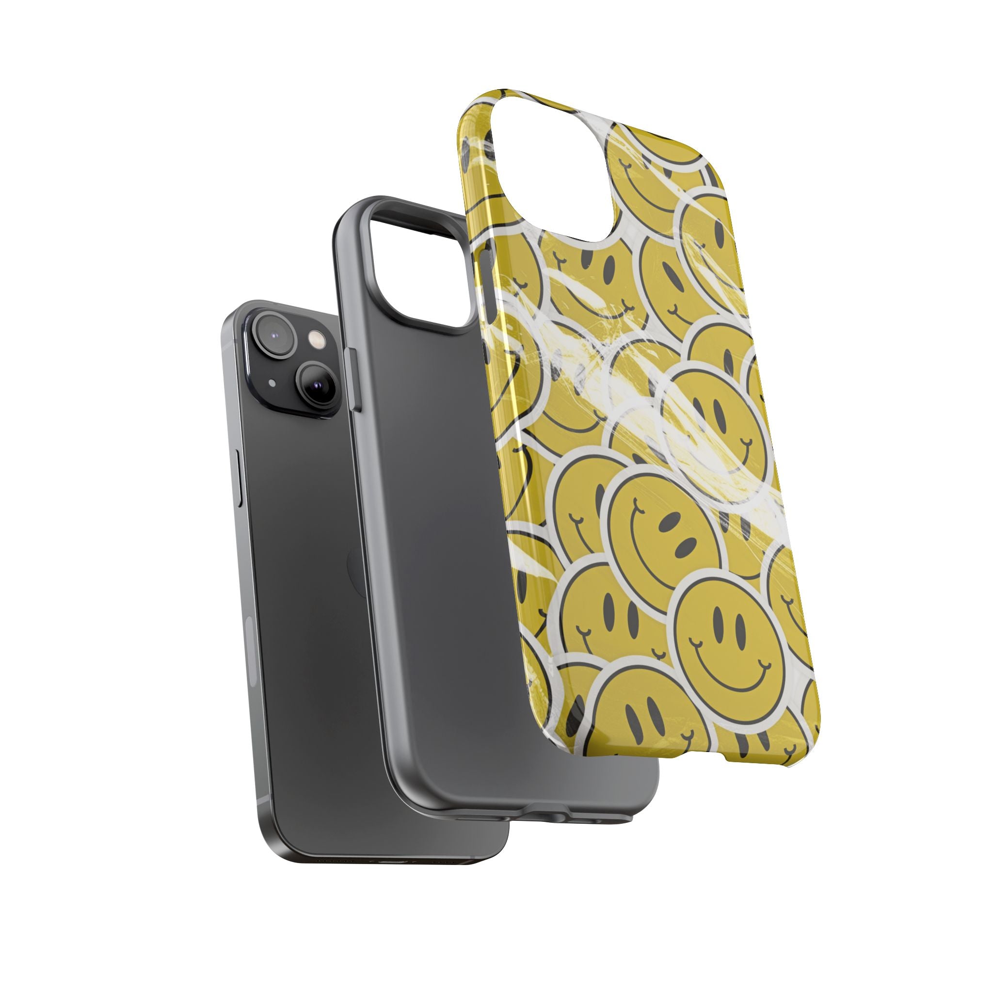 Smiley Face Phone Case — Happy Colorful Aesthetic Cover