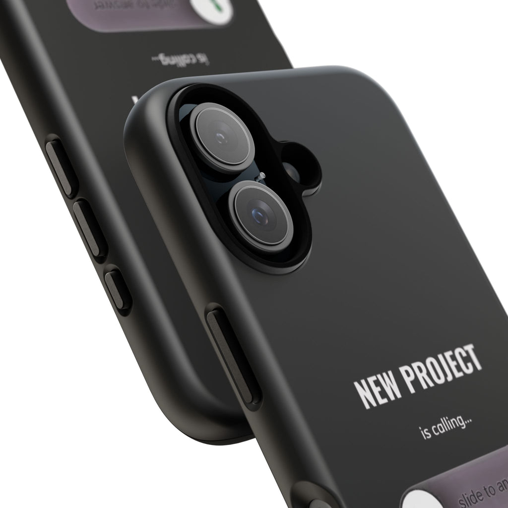 New Project Is Calling Phone Case — Entrepreneur Dark Bold