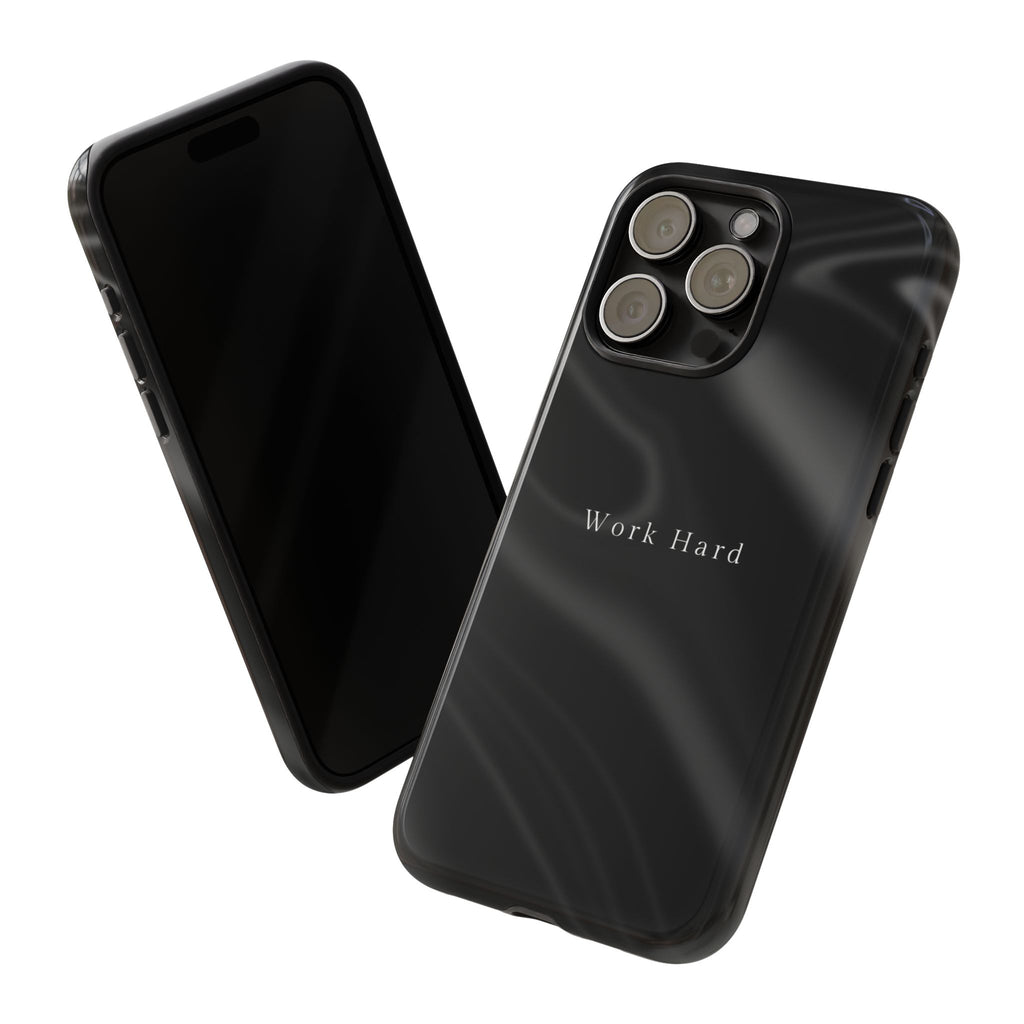 Work Hard Phone Case — Executive Hustle Aesthetic Cover