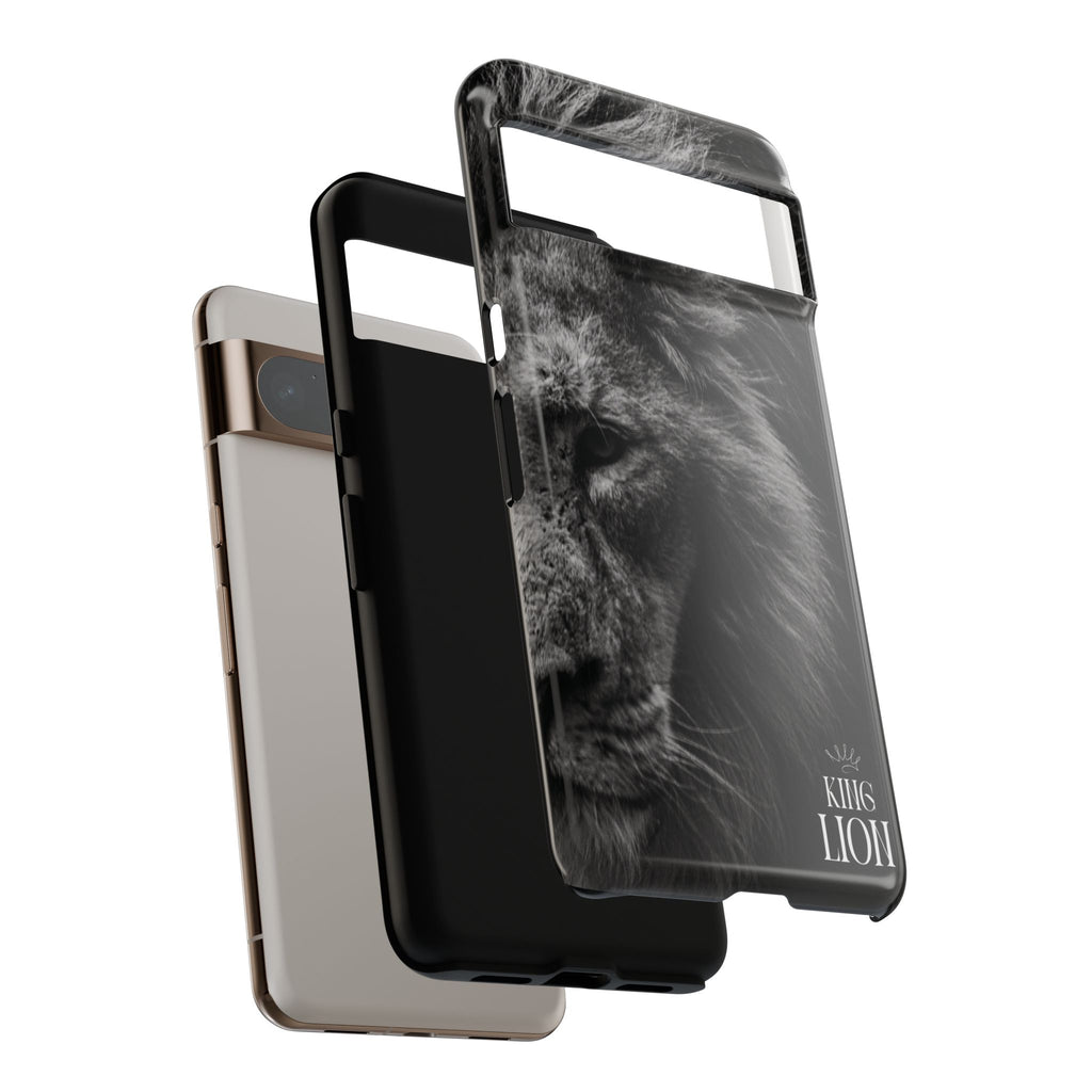 King Lion Phone Case — Majestic Wildlife Aesthetic Cover