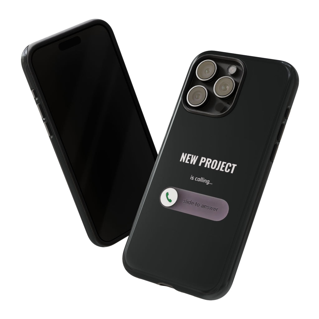 New Project Is Calling Phone Case — Entrepreneur Dark Bold