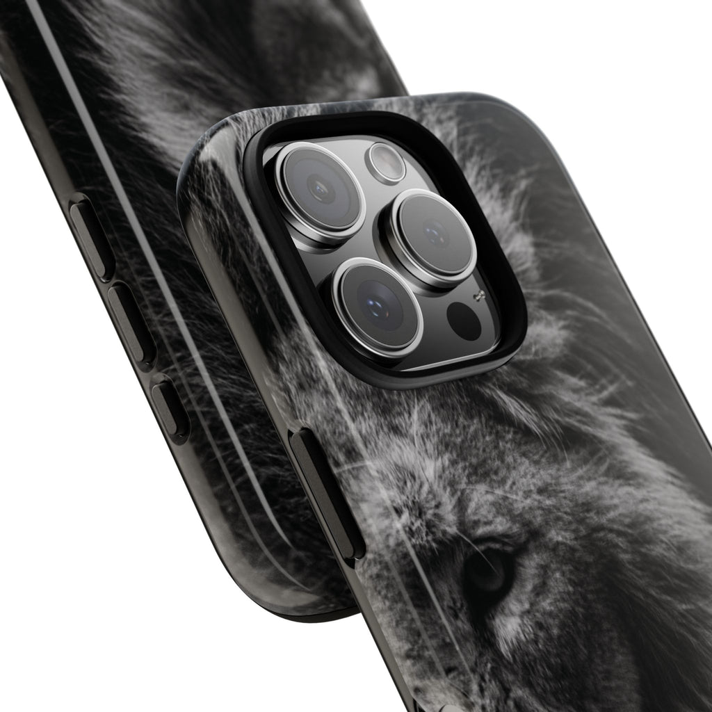 King Lion Phone Case — Majestic Wildlife Aesthetic Cover