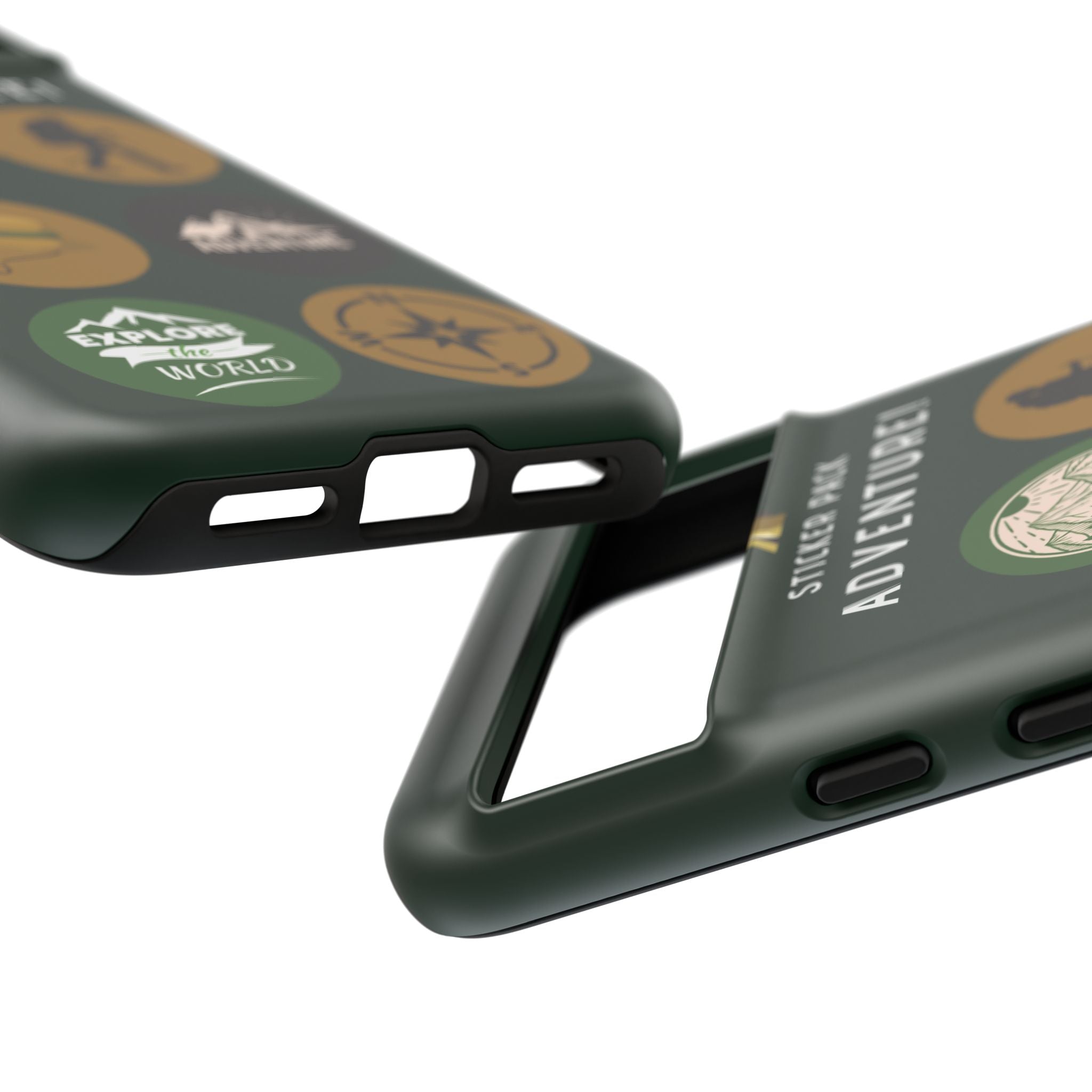 Adventure Hiking Phone Case — Outdoor Sticker Design