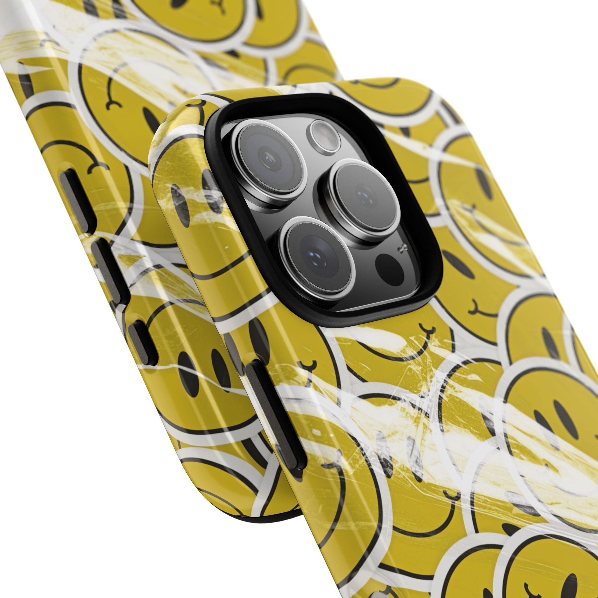 Smiley Face Phone Case — Happy Colorful Aesthetic Cover