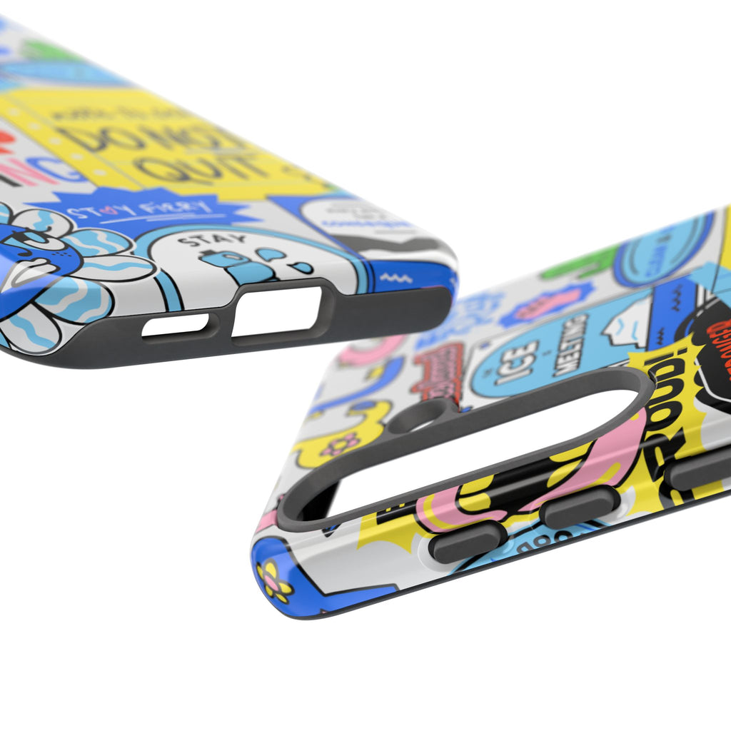 Optimist's Collage Phone Case — Colorful Positive Aesthetic