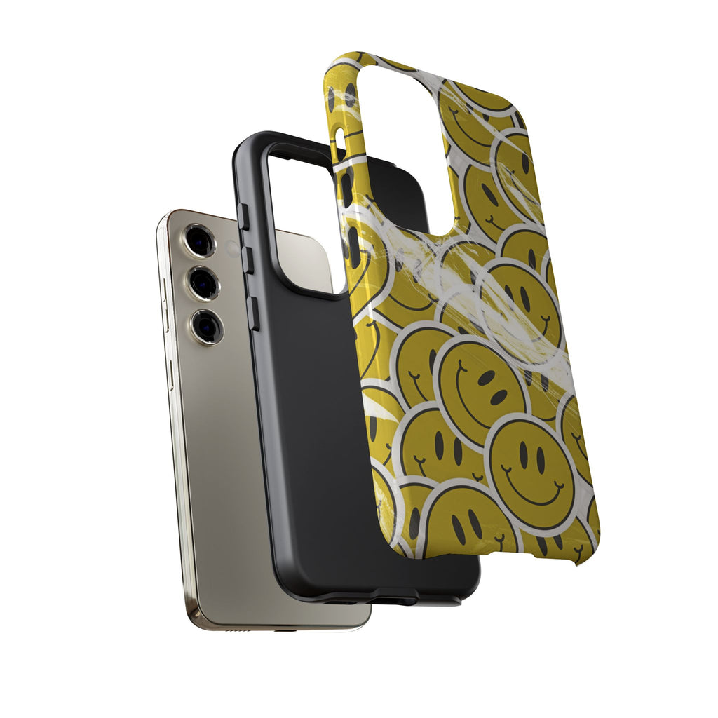 Smiley Face Phone Case — Happy Colorful Aesthetic Cover