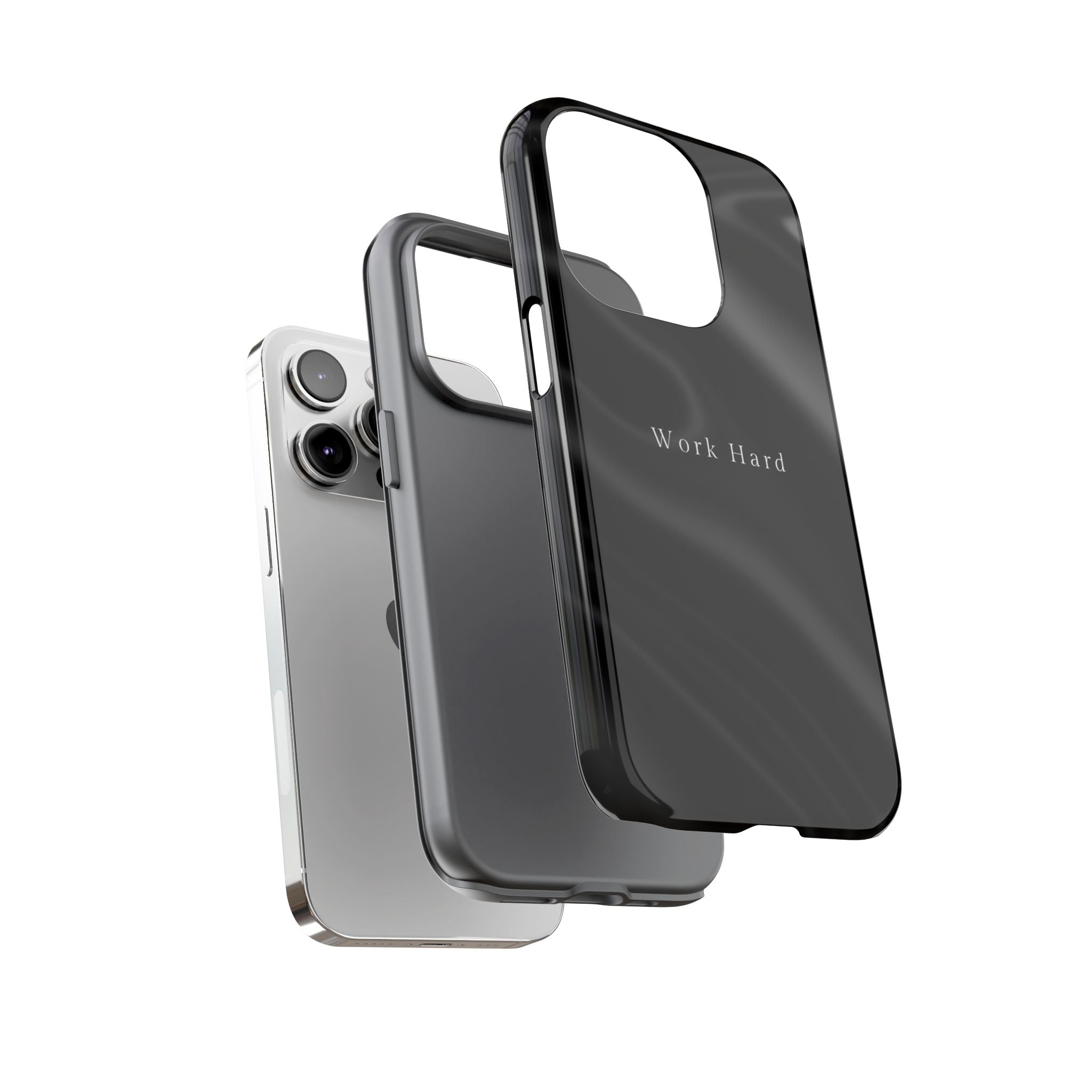 Work Hard Phone Case — Executive Hustle Aesthetic Cover
