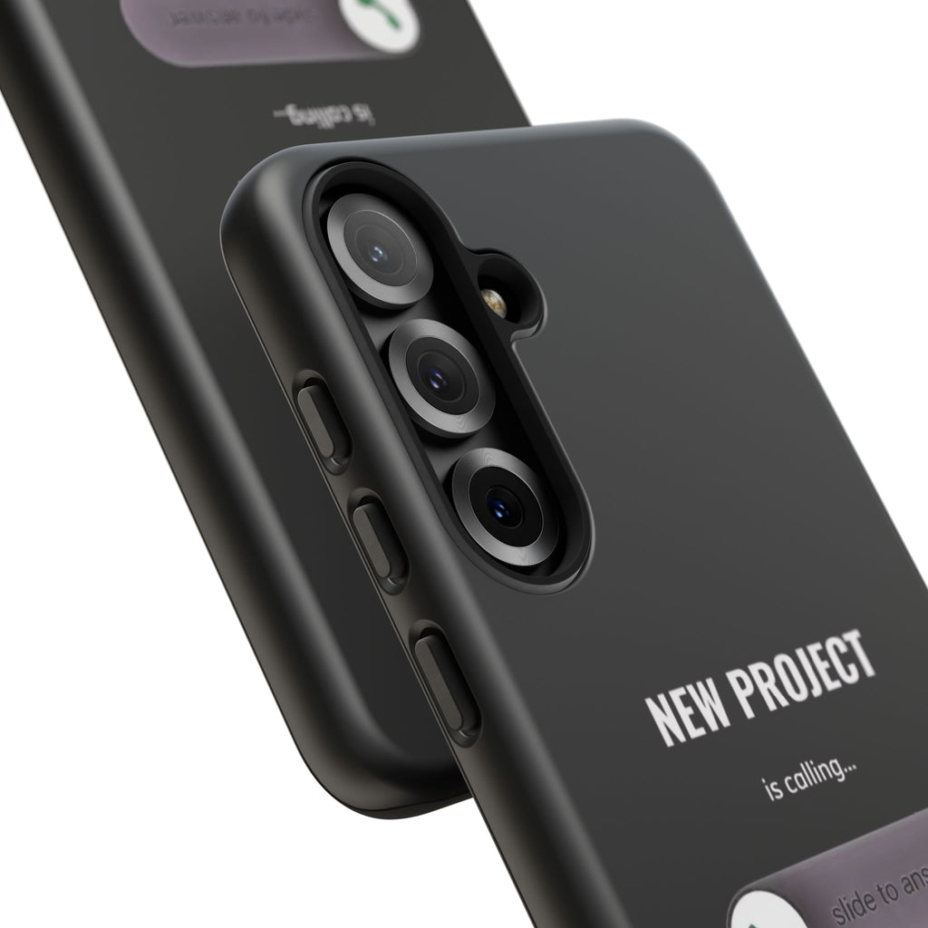 New Project Is Calling Phone Case — Entrepreneur Dark Bold