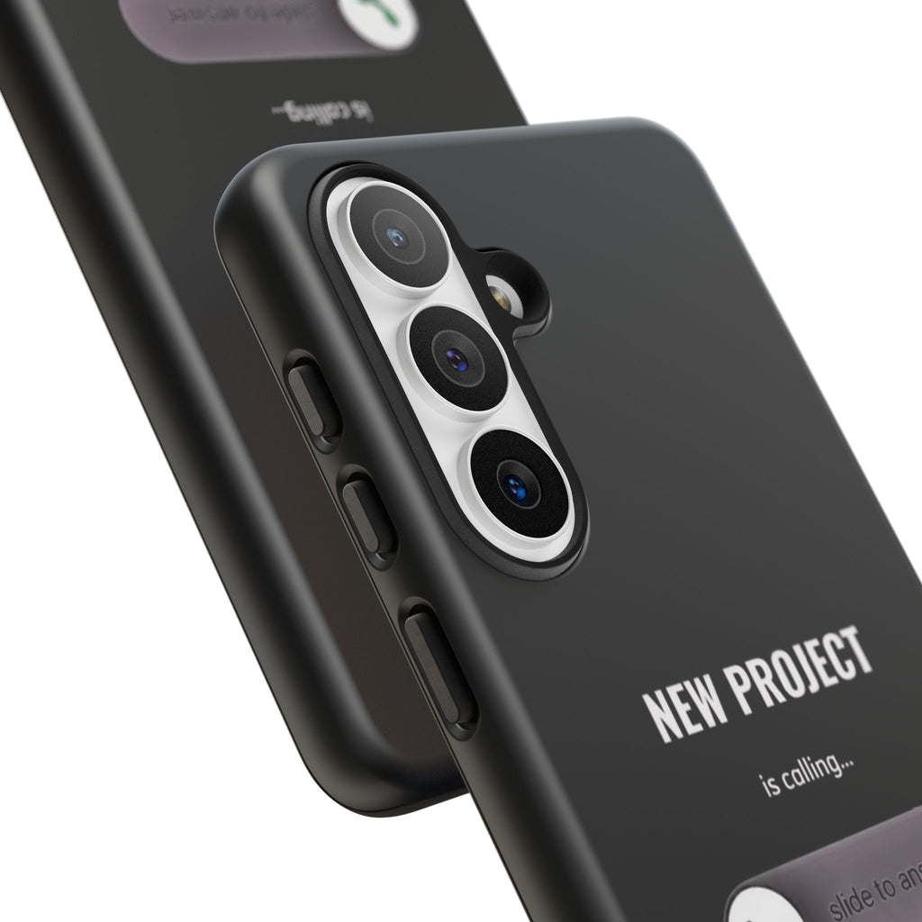 New Project Is Calling Phone Case — Entrepreneur Dark Bold