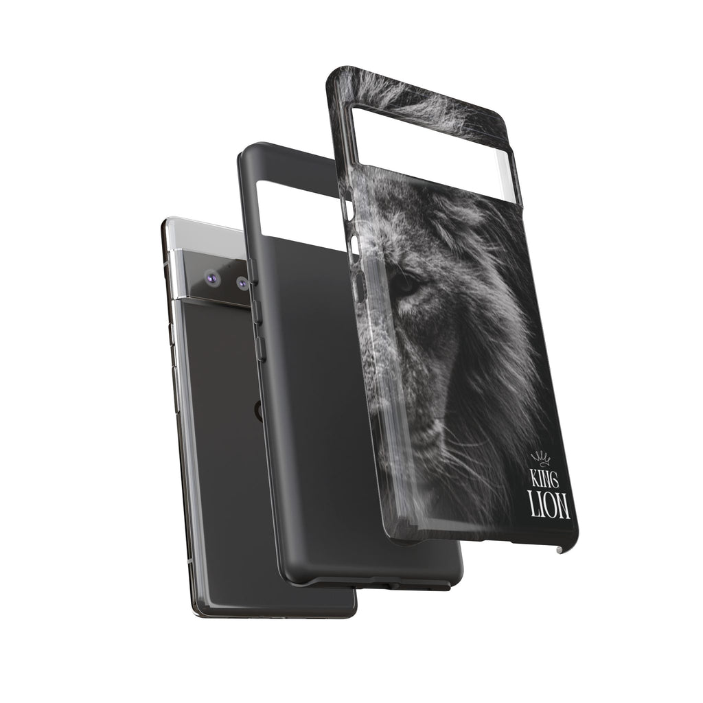 King Lion Phone Case — Majestic Wildlife Aesthetic Cover