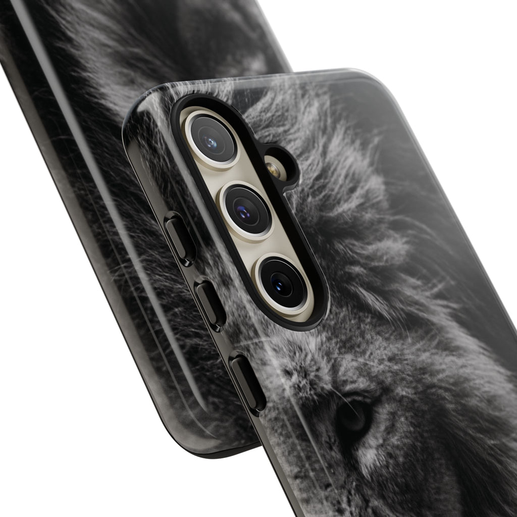 King Lion Phone Case — Majestic Wildlife Aesthetic Cover