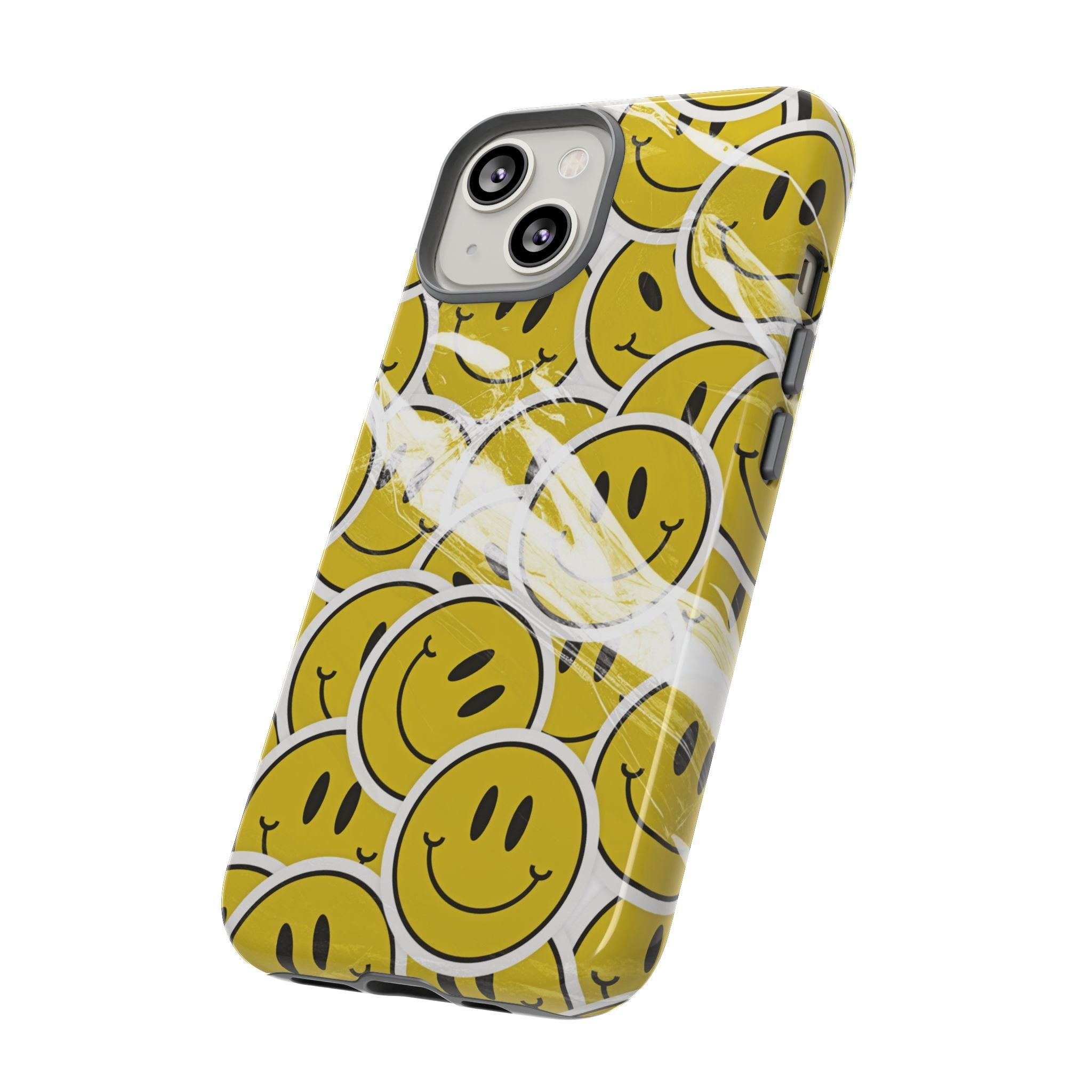 Smiley Face Phone Case — Happy Colorful Aesthetic Cover