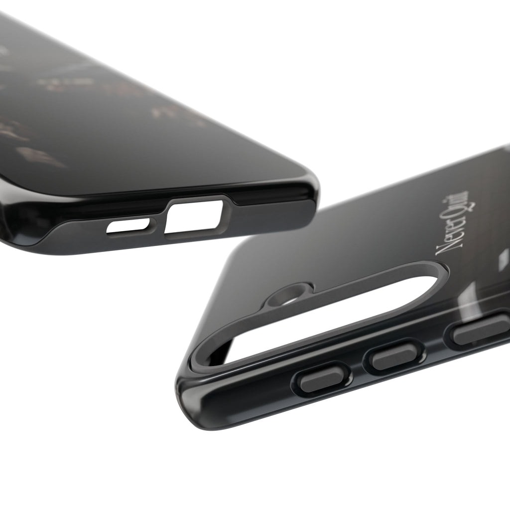 Never Quit Phone Case — Leader Crowd Dark Inspirational