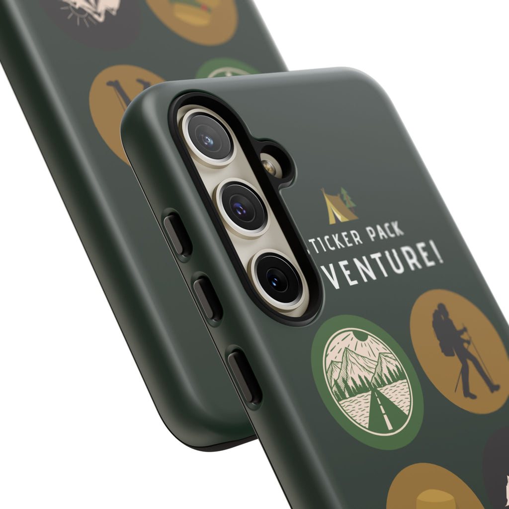 Adventure Hiking Phone Case — Outdoor Sticker Design