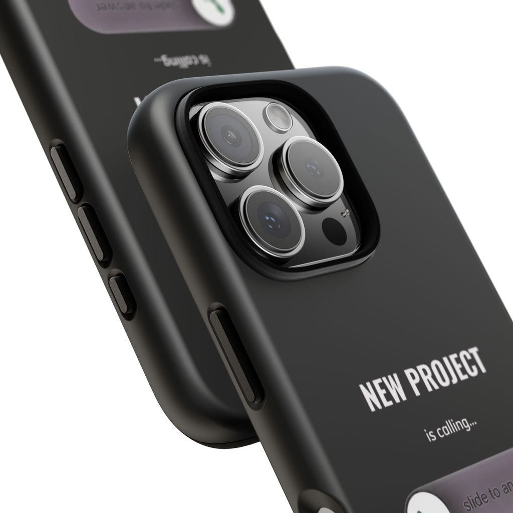 New Project Is Calling Phone Case — Entrepreneur Dark Bold