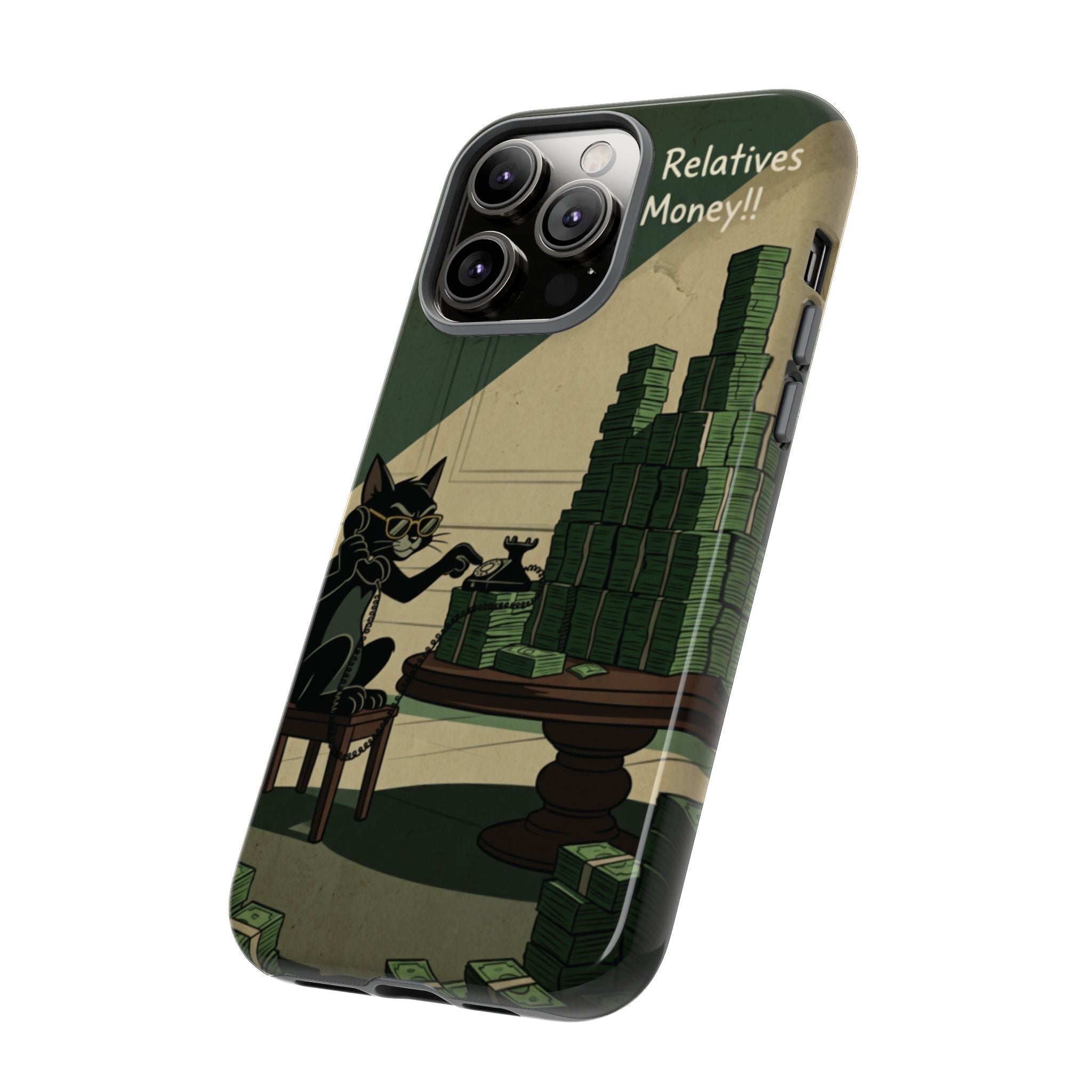 No Love No Relatives — Just Ego & Money Phone Case