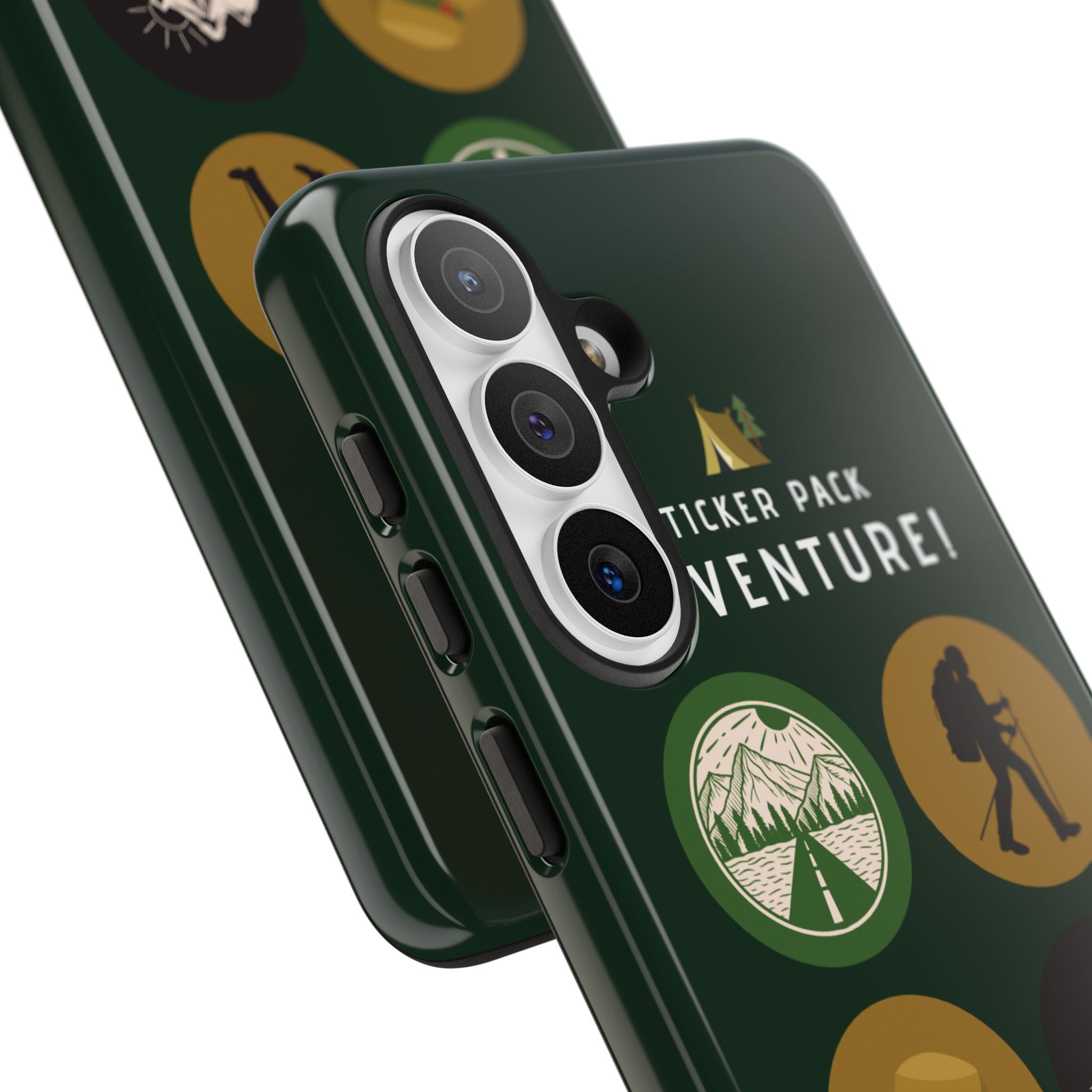 Adventure Hiking Phone Case — Outdoor Sticker Design